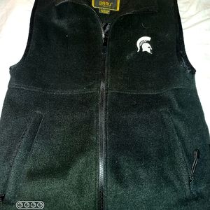 Women's BARU MSU fleece w/courdary collar.